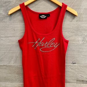Beaded Harley-Davidson Top